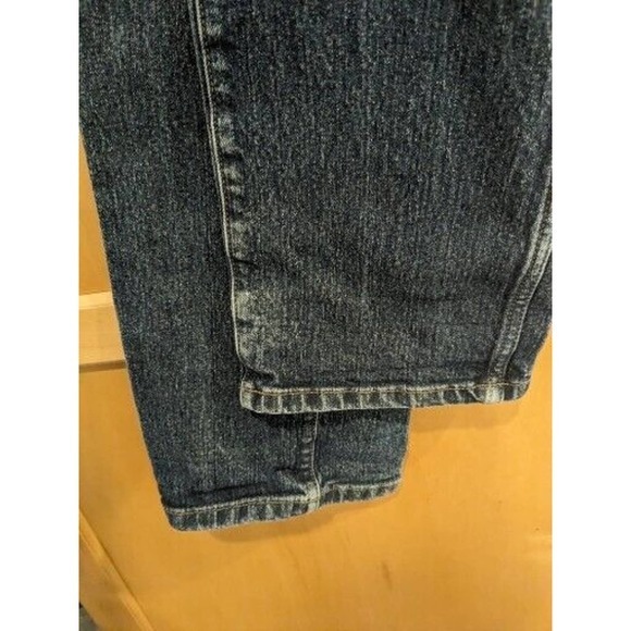 Ariat Jeans Mens 31X36 (30X37 Actual) Blue Denim MS Rebar Jeans Distressed - Picture 5 of 8